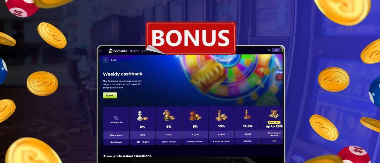 Rooksbet Bonus